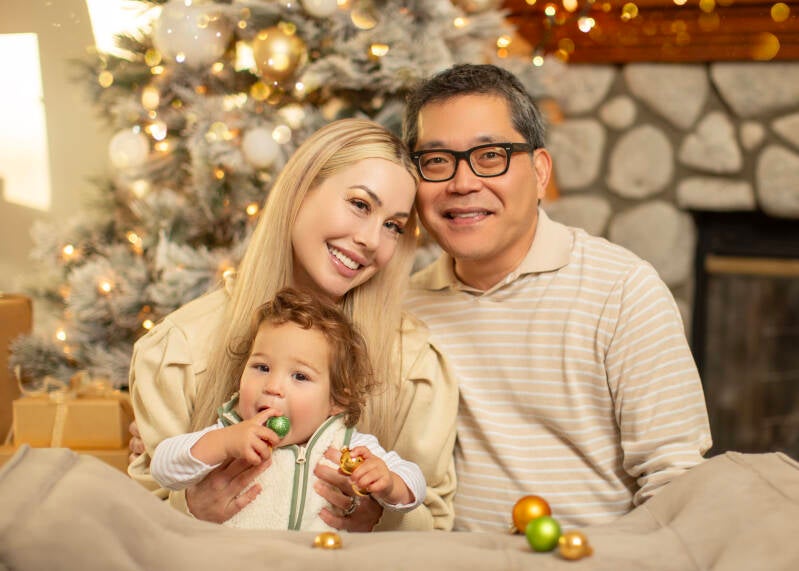 Christmas family photography