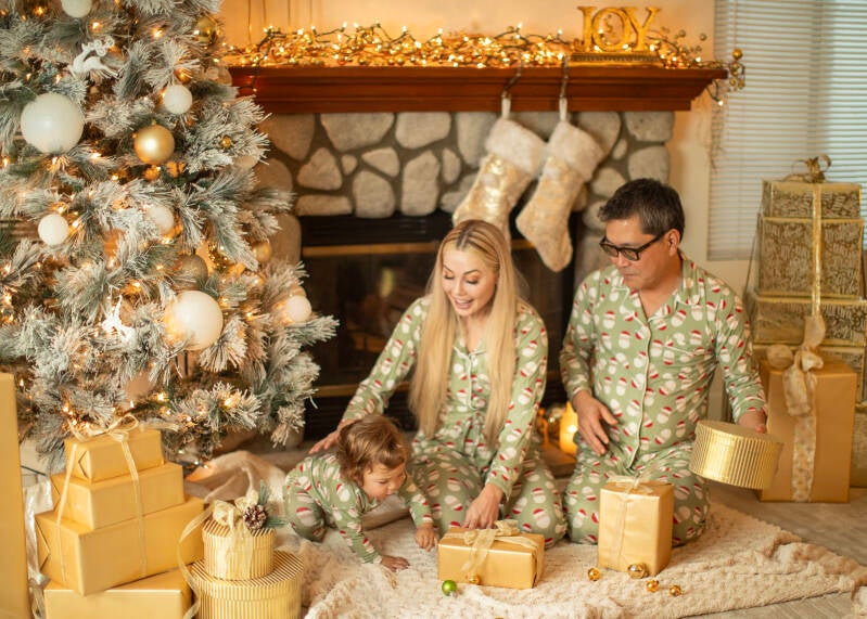 Christmas family photography