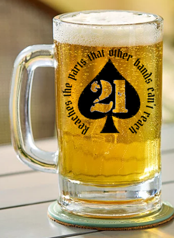 Brutal Attack Beer Mug + Free Coaster - WWBeer
