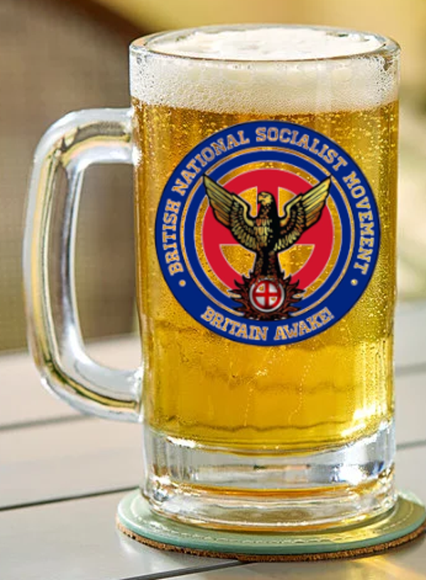 British Movement Beer Mug + Free Coaster - WWBeer