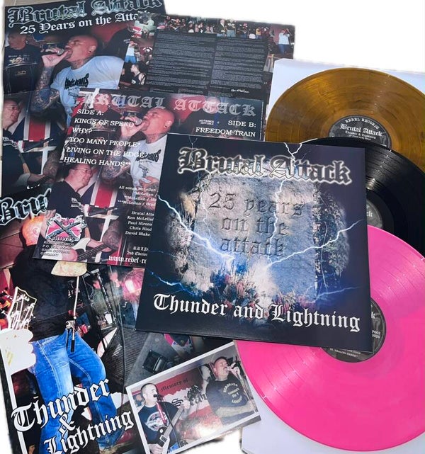Brutal Attack - Thunder & Lightning - 25 Years On The Attack LP