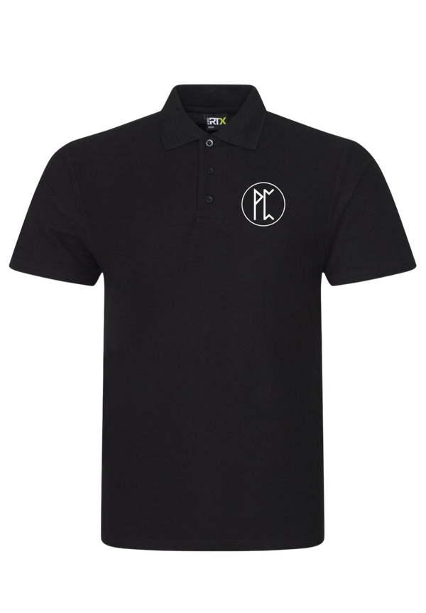 White Pride Runic Embroidered Polo