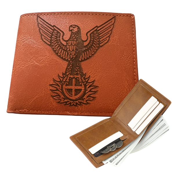 British Movement Leather Wallet