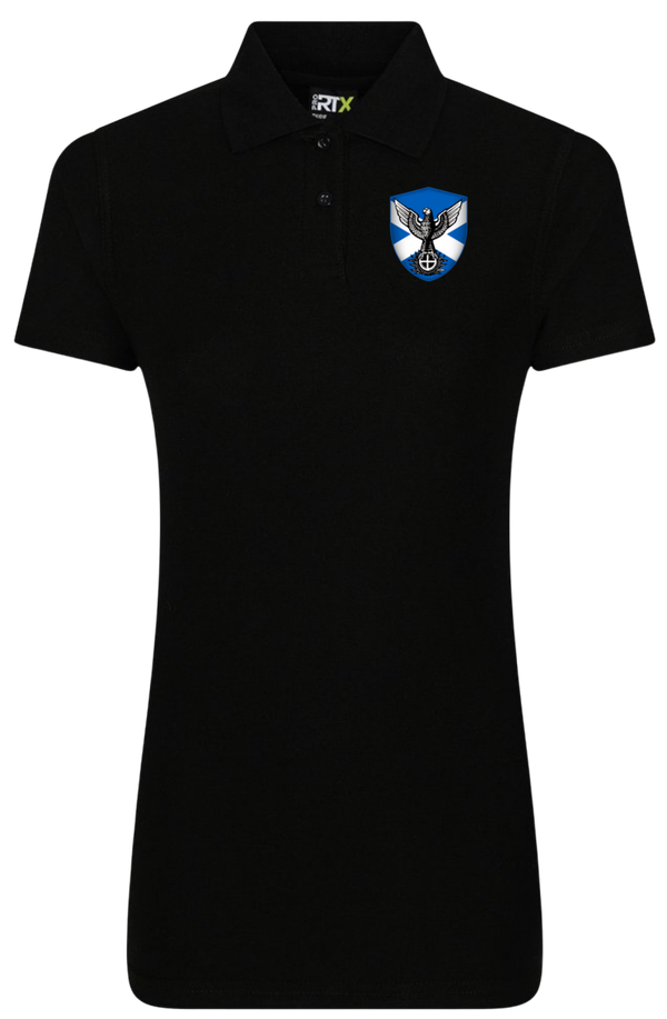 Ladies Fit BM Scotland Embroidered Polo