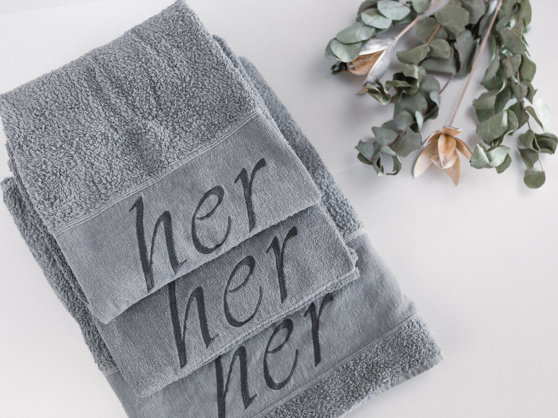 kleines Handtuch "her"