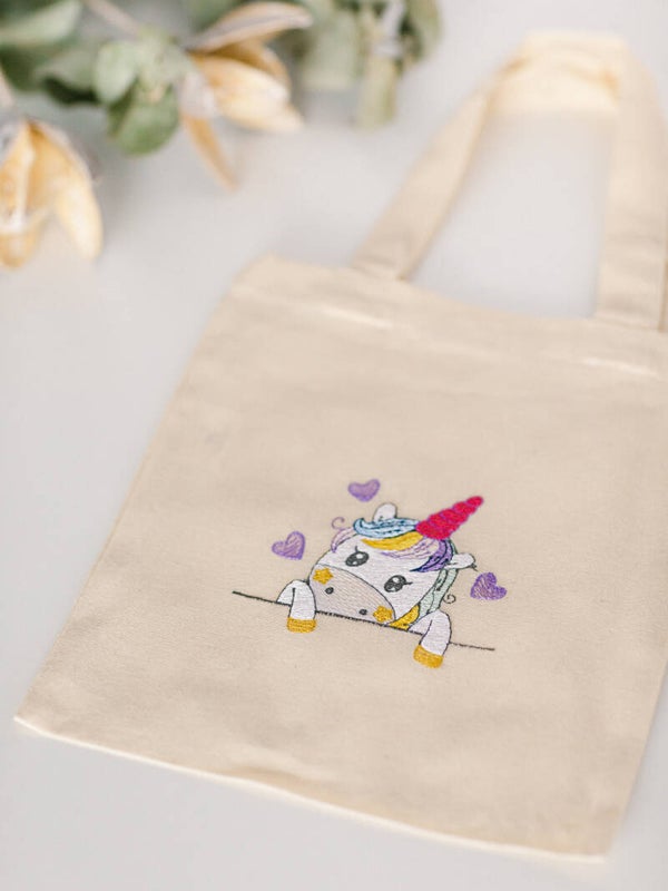 Kinder-Baumwolltasche "Einhorn"