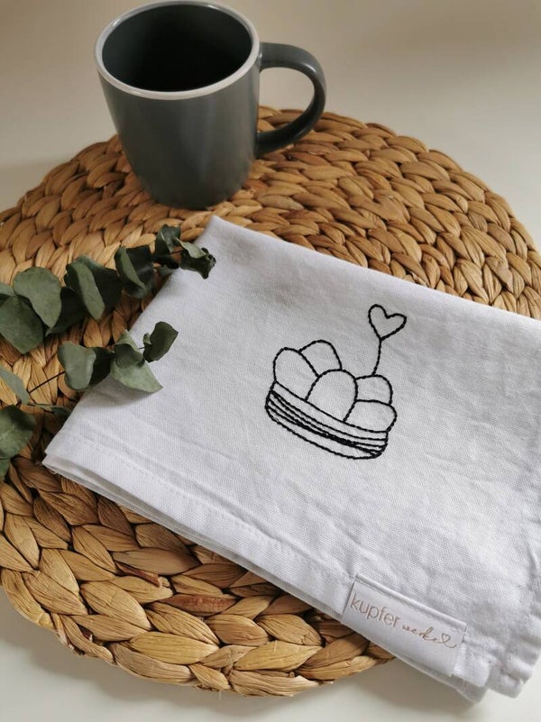 Geschirrtuch "Osternest"