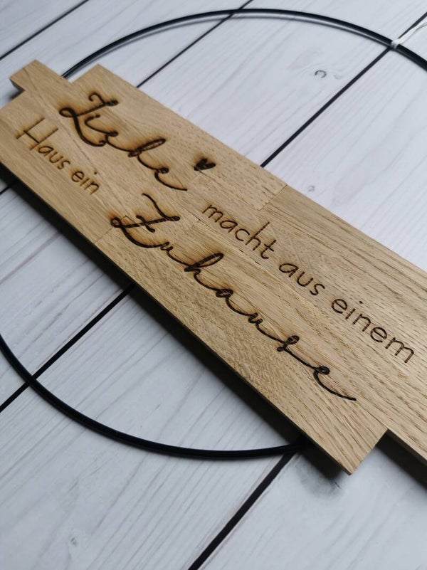 Deko-Ring "Liebe Zuhause"