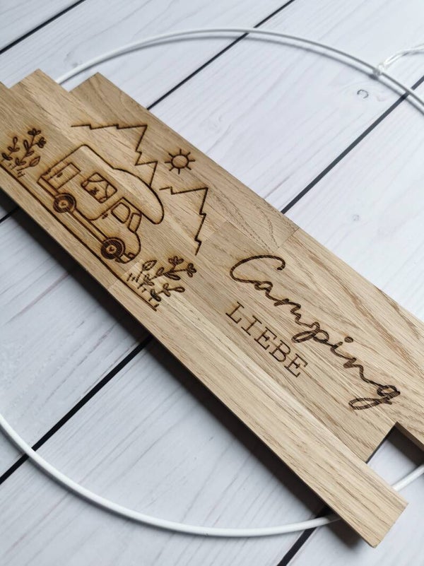 Deko-Ring "Camping-Liebe Wohnmobil"