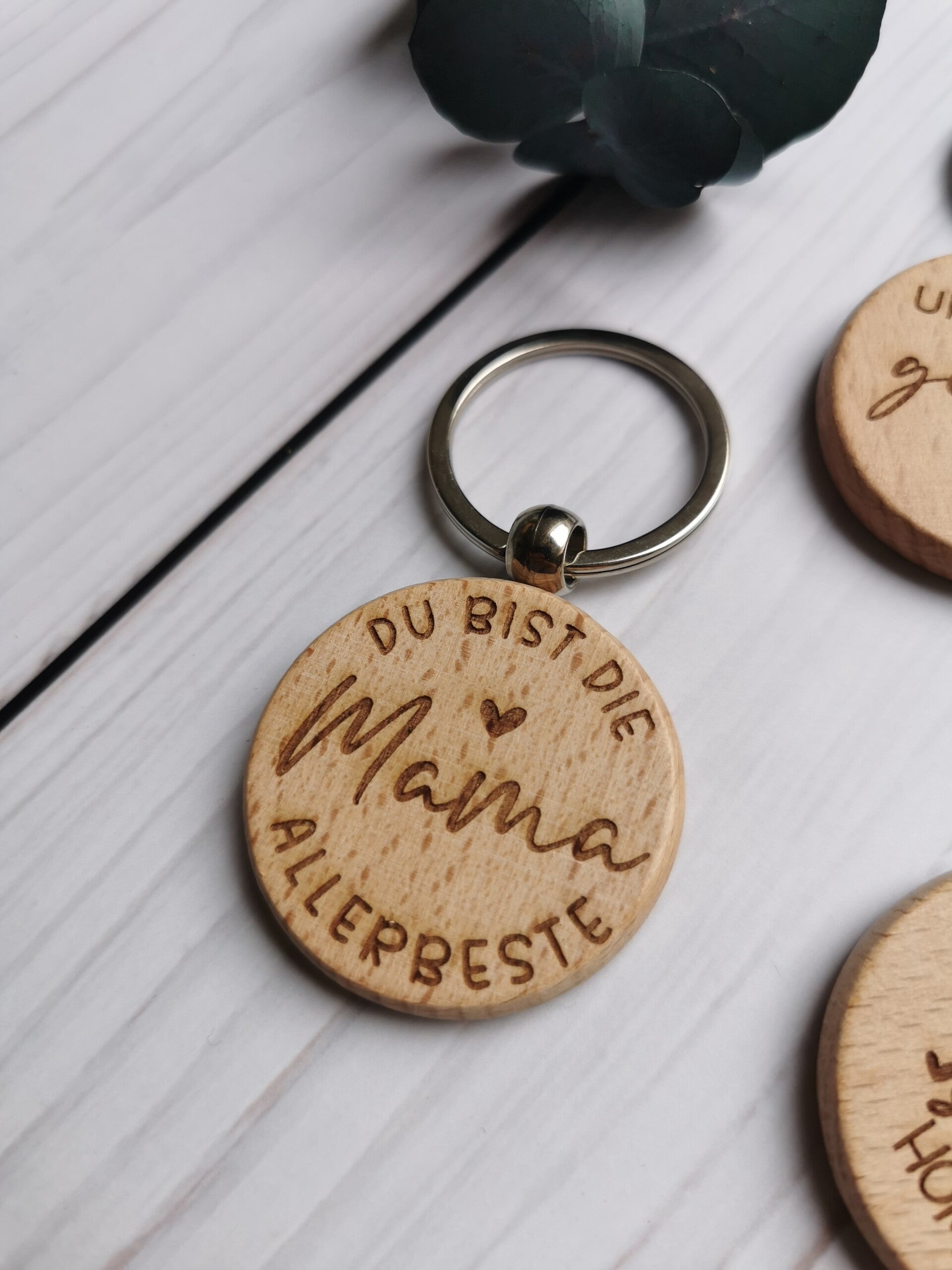 Schlüsselanhänger "Mama du bist die Beste"