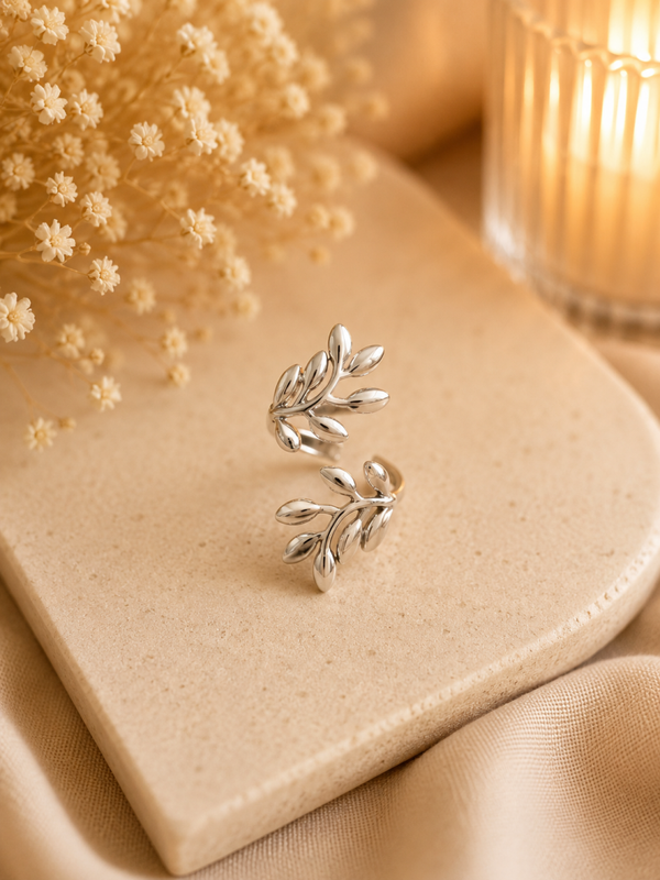 Silver Olive Ring