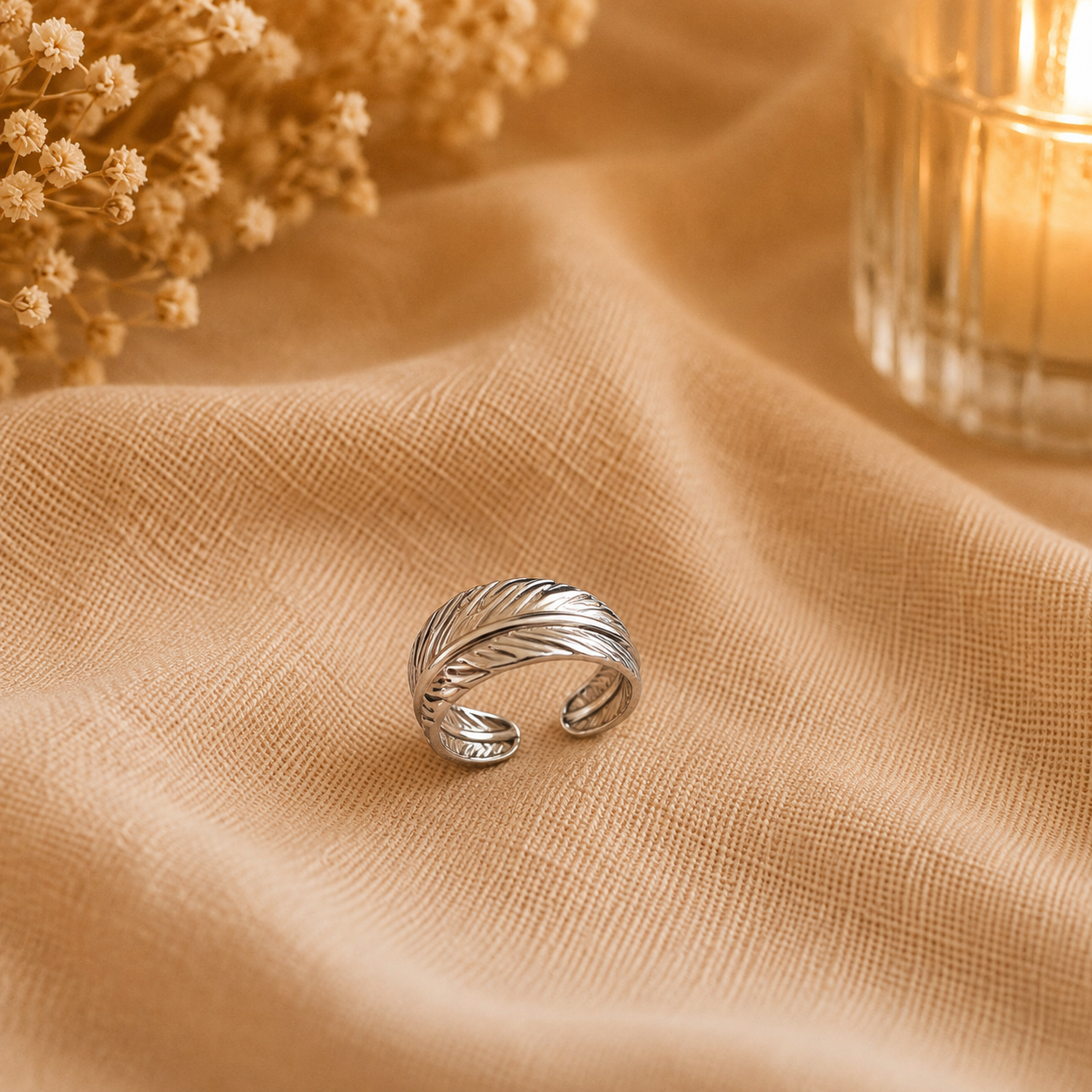 Feather Wave Ring