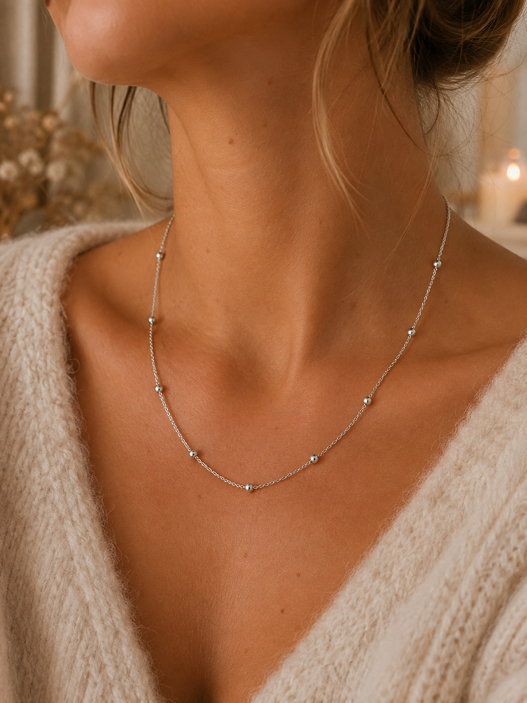 Dot Chain Silver