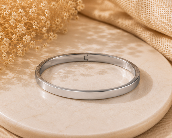 Silver Essential Bangle