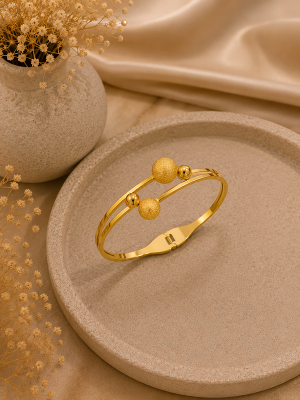 Golden Stardust Duo Bangle