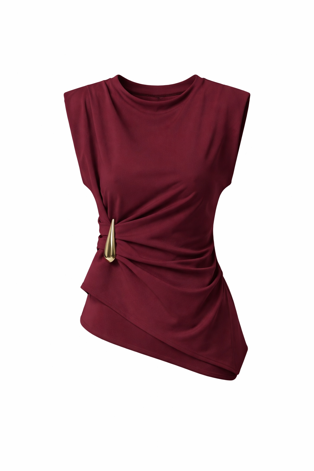 Top Chic Satin Bordeaux