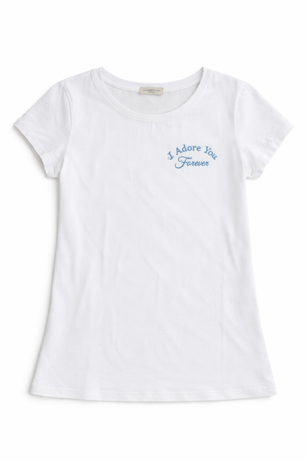 J’Adore You Forevet Shirt Blauw