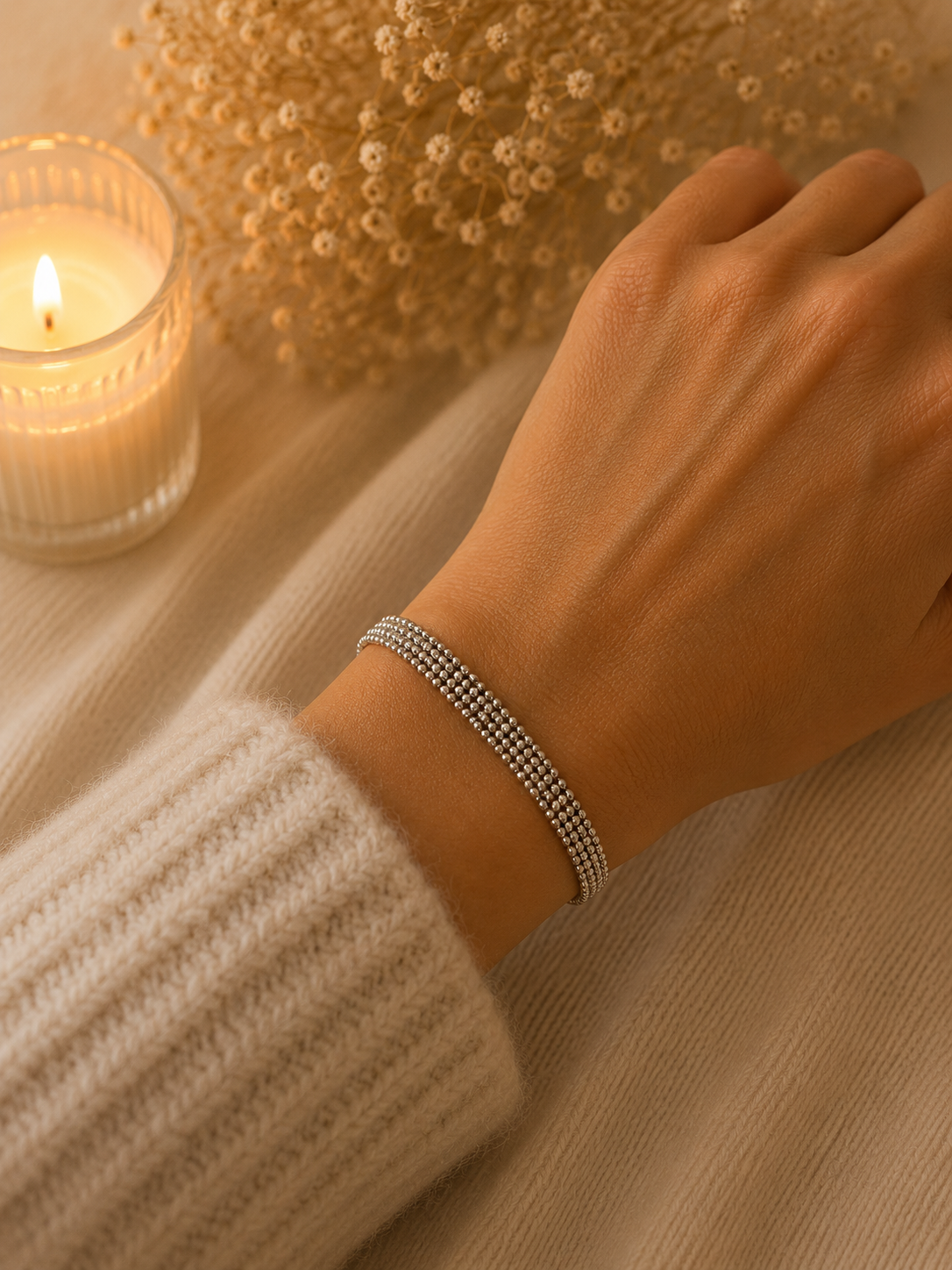 Beaded Glow Bracelet