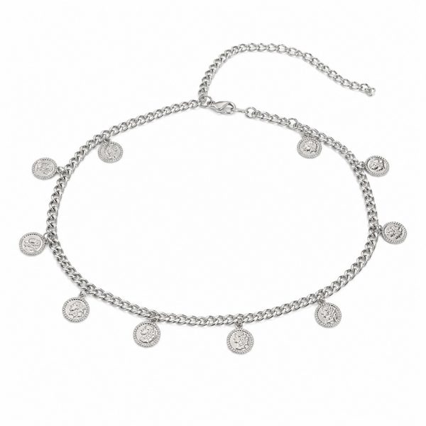 Festival Coin Belt Zilver