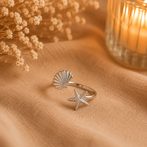 Silver Ocean Ring