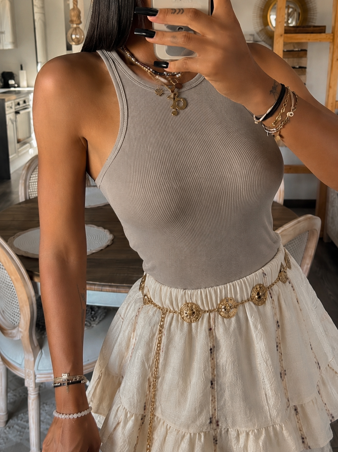 Soft Taupe Tank Top