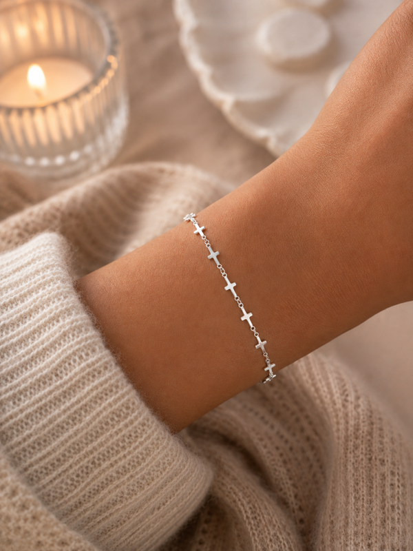 Cross Charm Bracelet