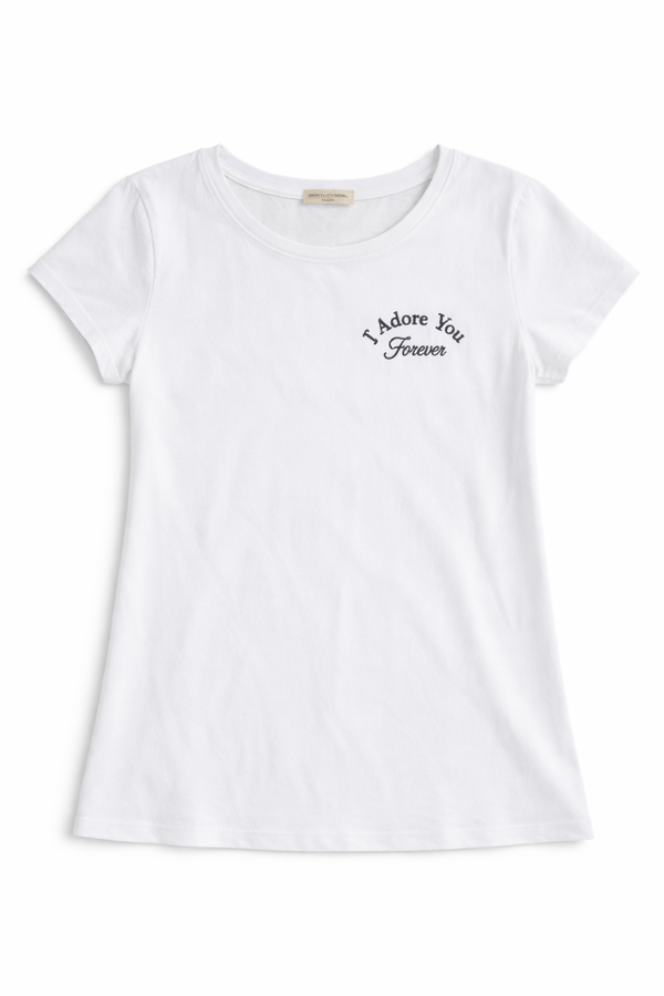 J’Adore You Forever Shirt Zwart