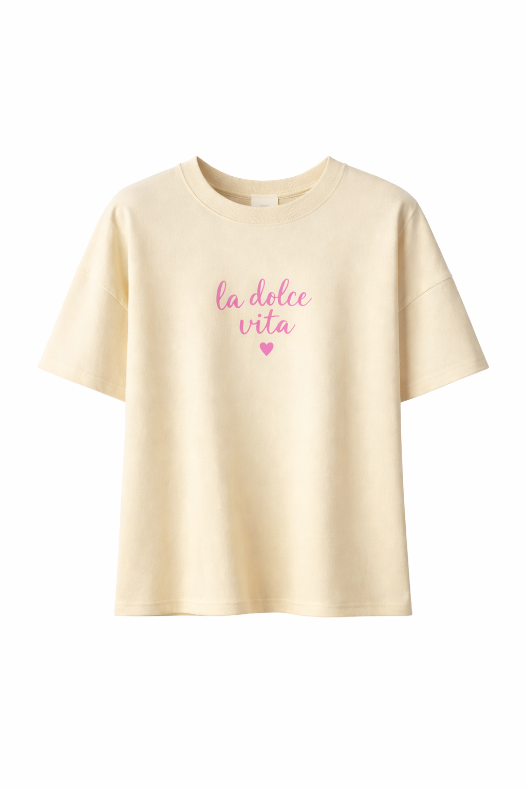 La Dolce Vita Tee Beige