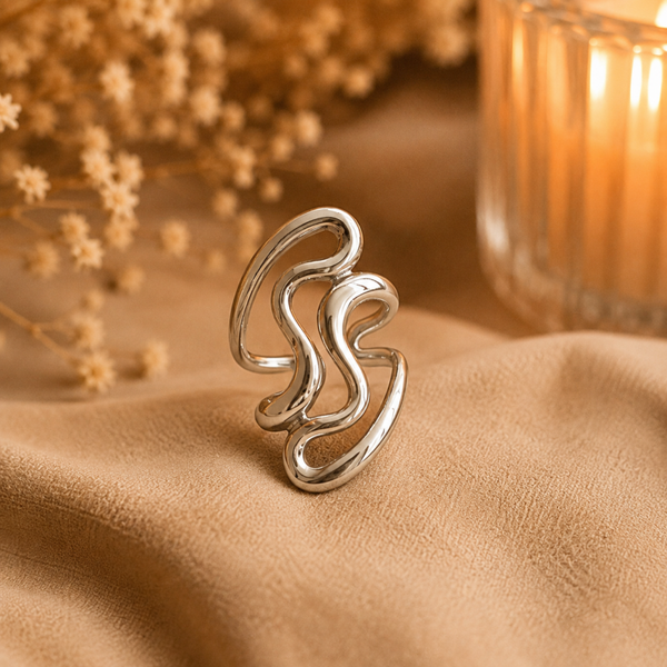Silver Flow Ring