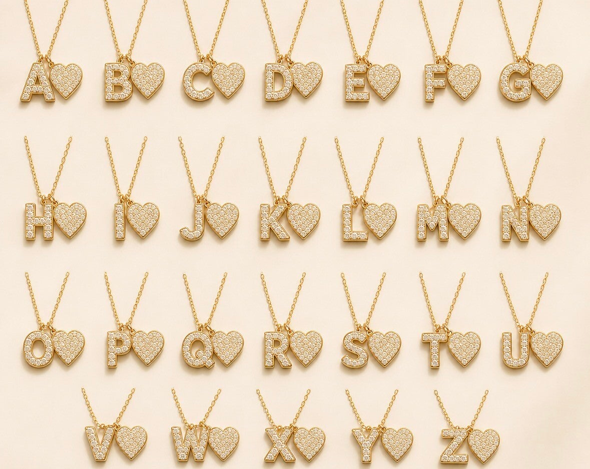 Initial Sparkle Necklace