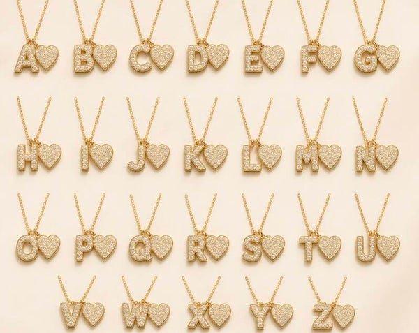 Initial Sparkle Necklace