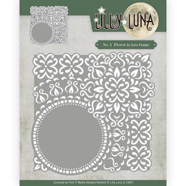 LL10001 Flowers to love frame - Lilly Luna