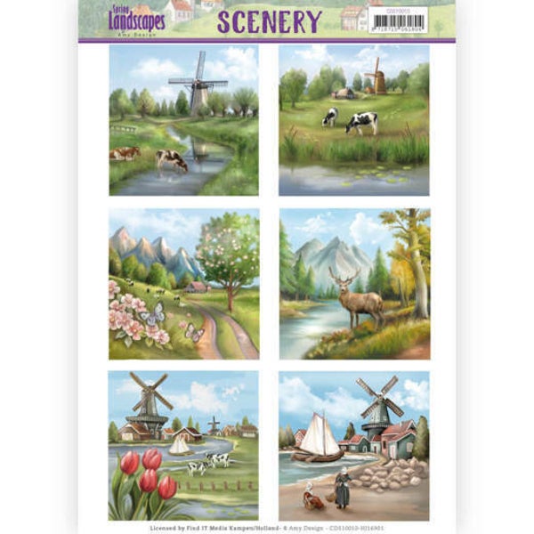 CDS10010 Amy Design - Spring Landscapes 1