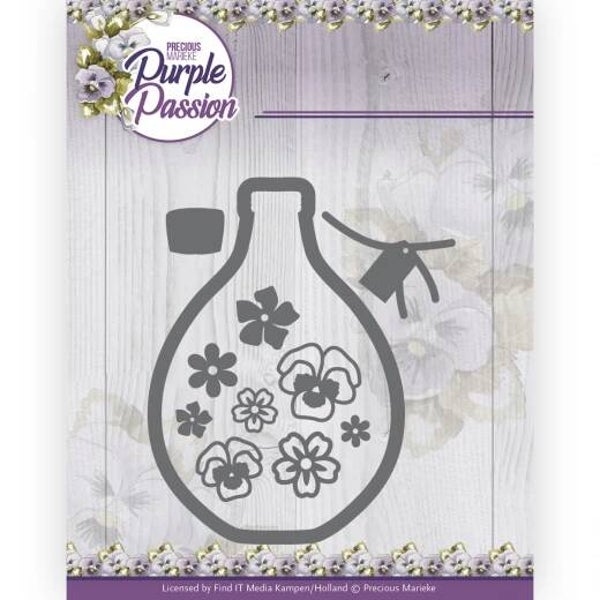 PM10248 Purple Passion - Vase with Pansies