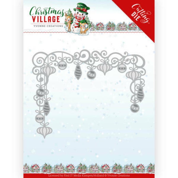 YCD10211 Christmas Baubles - Christmas Village