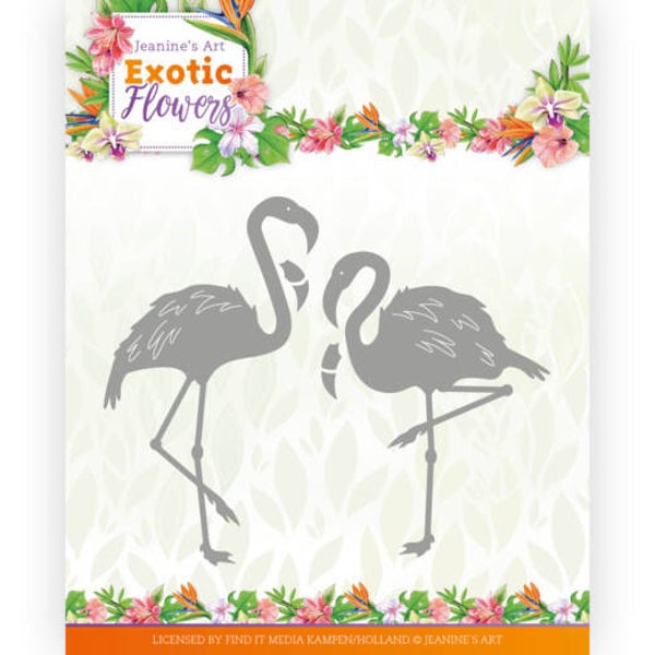 JAD10131 Exotic Flowers - Flamingo's