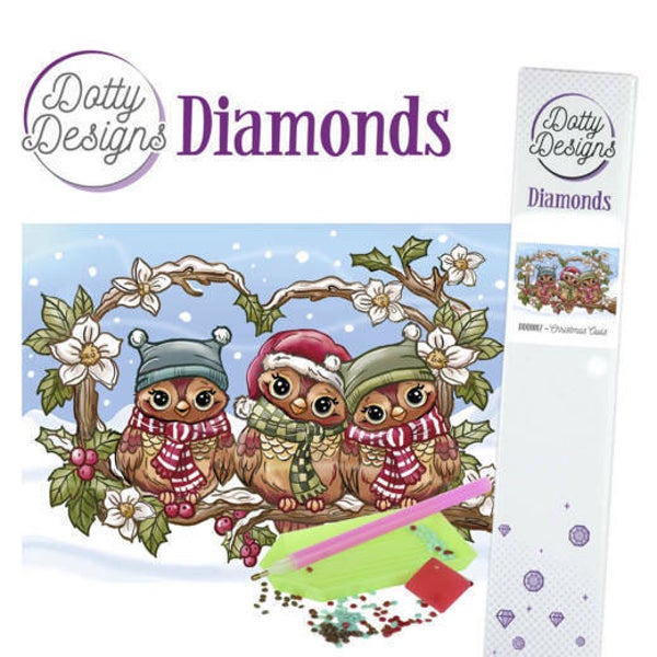 DDD1017 Christmas Owls
