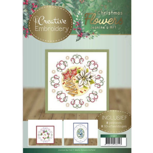 CB10017 Jeanines Art Christmas Flowers