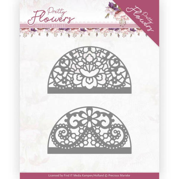 pm10191 Pretty Flowers - Lace Circle