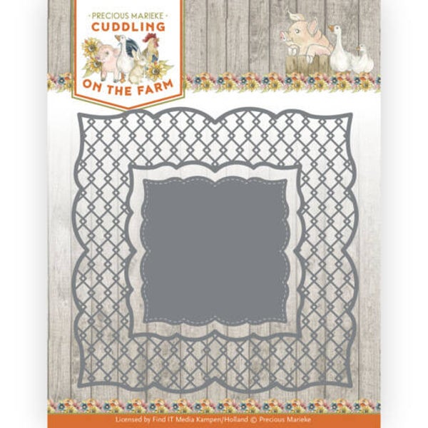 PM10222 Cuddling on the Farm - Chicken Wire Frame