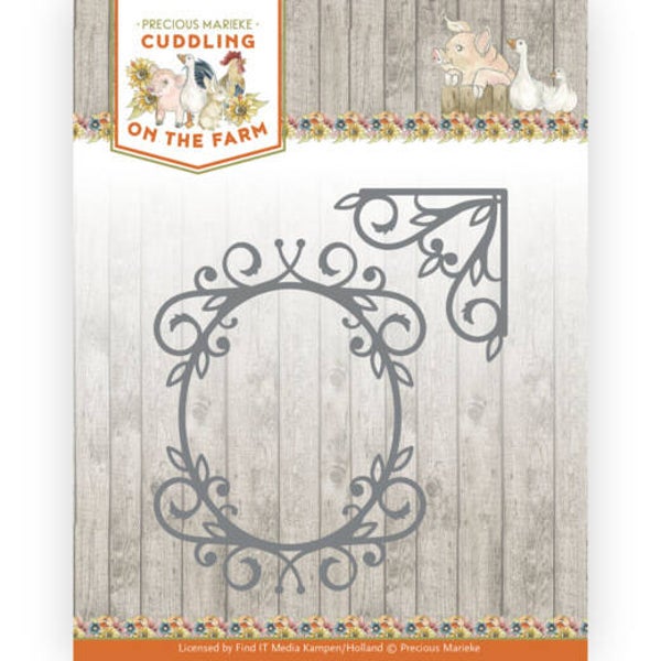 PM10224 Cuddling on the Farm - Elegant Oval