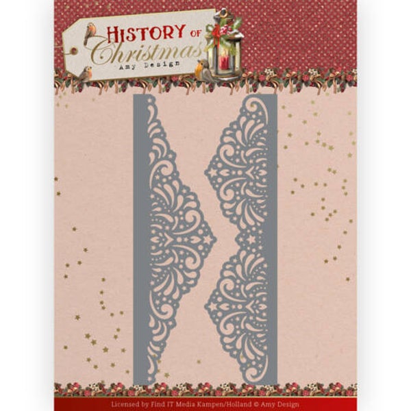 ADD10247 History of Christmas - Lacy Christmas Borders