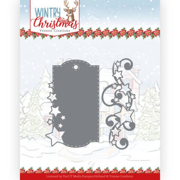 YCD10249 Wintery Christmas - Stars and Swirls