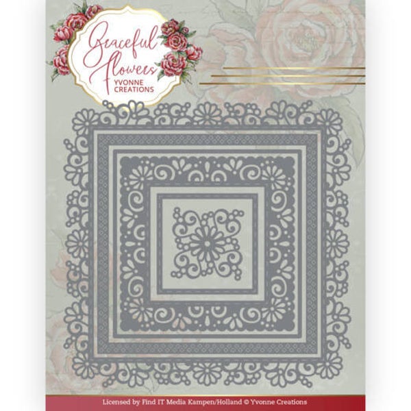 YCD10260 Graceful Flowers - Graceful Square