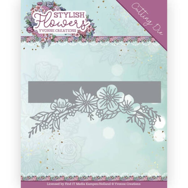 YCD10265 Stylisch Flowers - Garland Edge