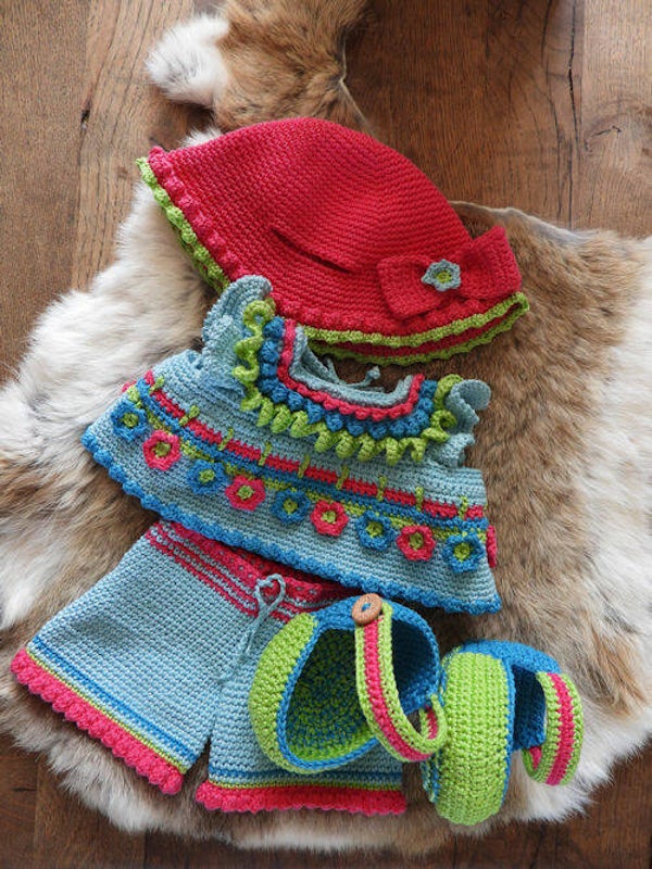 69042/029 XXL Funny kledingset  Summer Girl Pretty