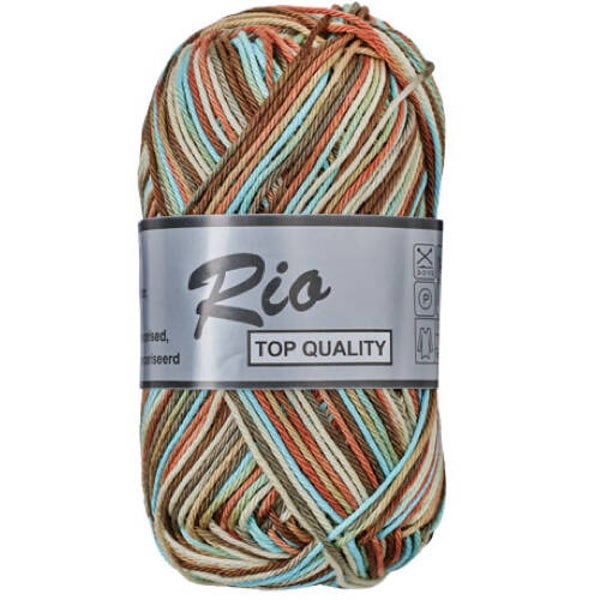 638 Rio Multi blauw/bruin/groen