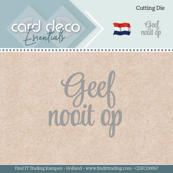 CDECD0067 Geef nooit op