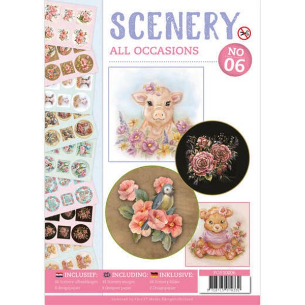 POS10006 All Occasions - Push Out boek Scenery 6