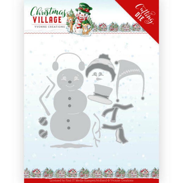 YCD10208 Build op Snowman - Christmas Village